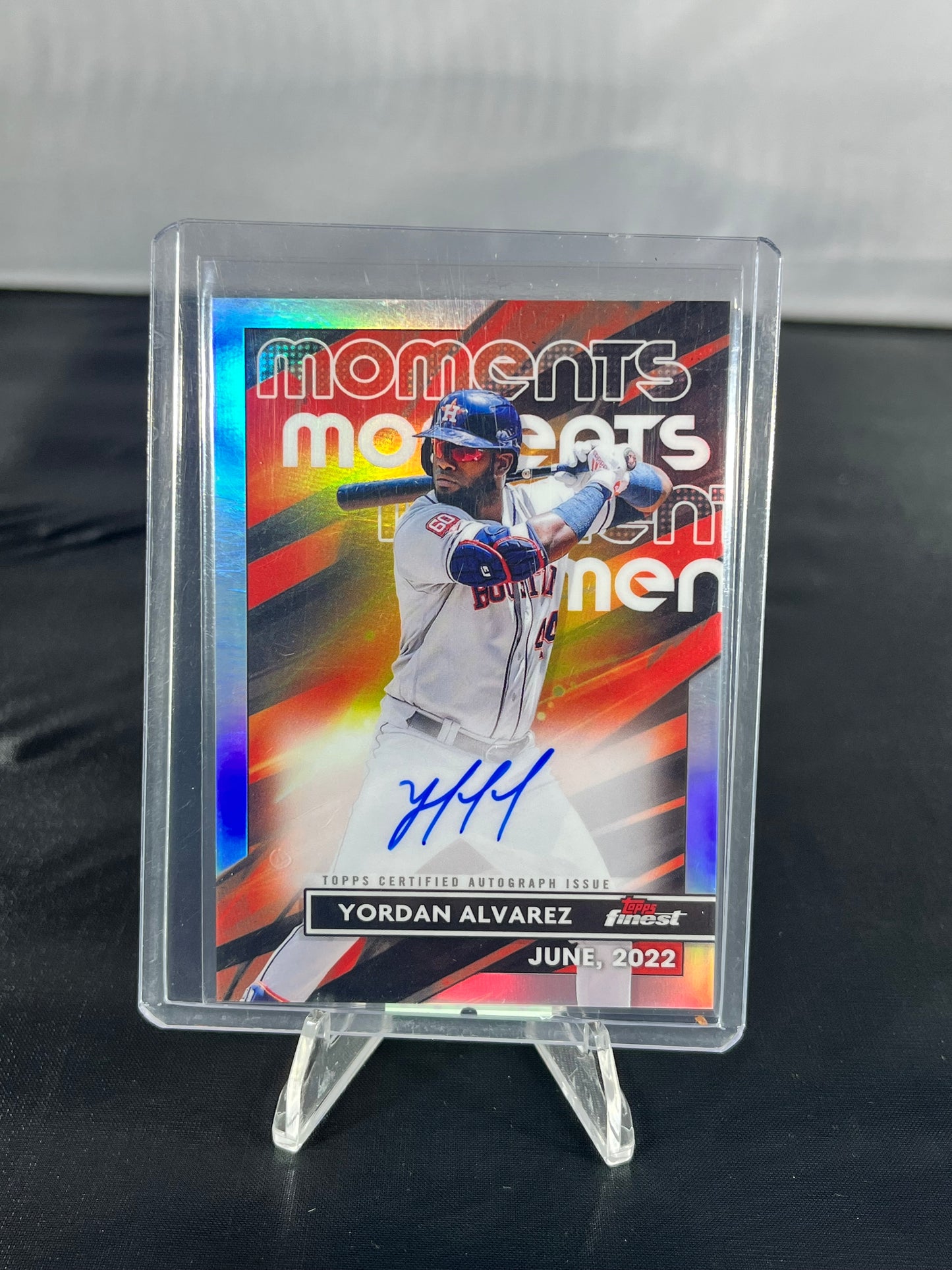 Yordan Alvarez - 2023 Topps Finest MLB - Moments Autograph