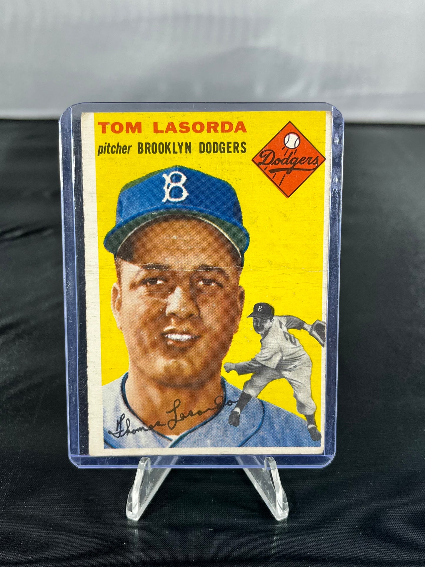 Tom Lasorda - 1954 Topps MLB - Rookie Card - #132
