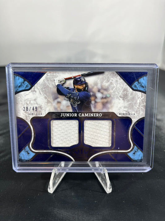 Junior Caminero - 2025 Tier One - Relic Patch Blue  /49 - #T1R-JCA