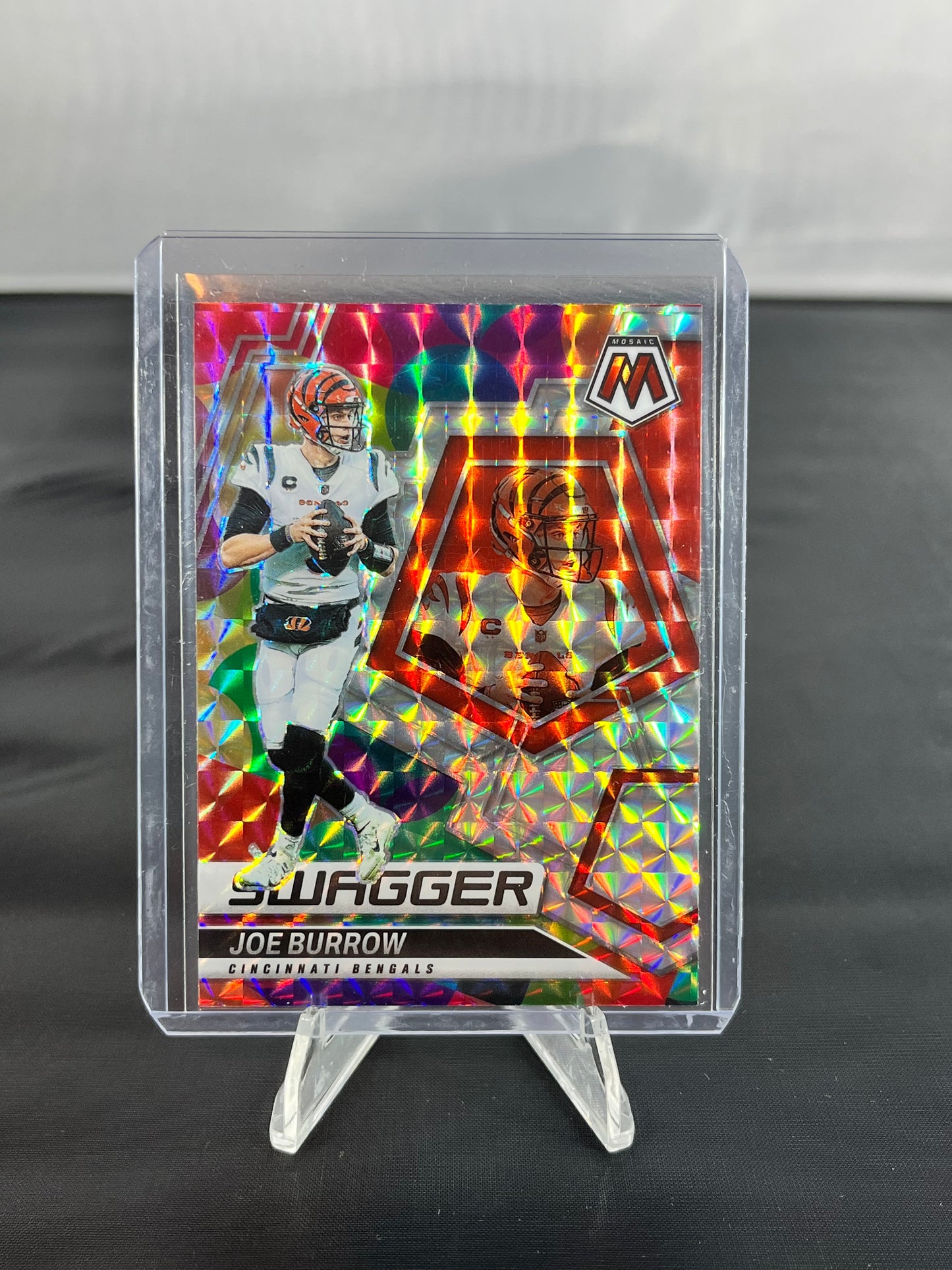 Joe Burrow - 2022 Mosaic NFL - Swagger Silver - #SW-2