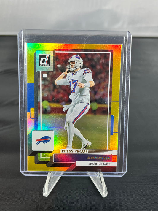 Josh Allen - 2022 Donruss NFL - Press Proof Holo - #116