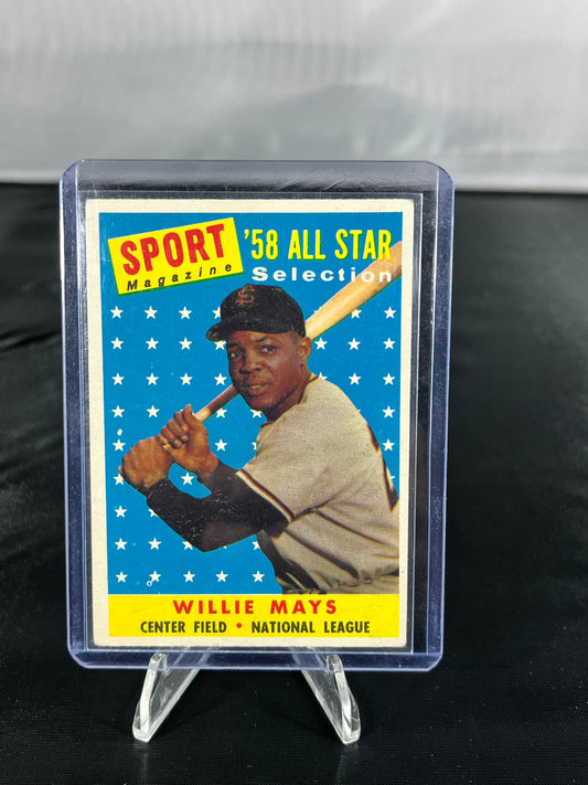 Willie Mays - 1958 Topps MLB - All Star Selection - #486