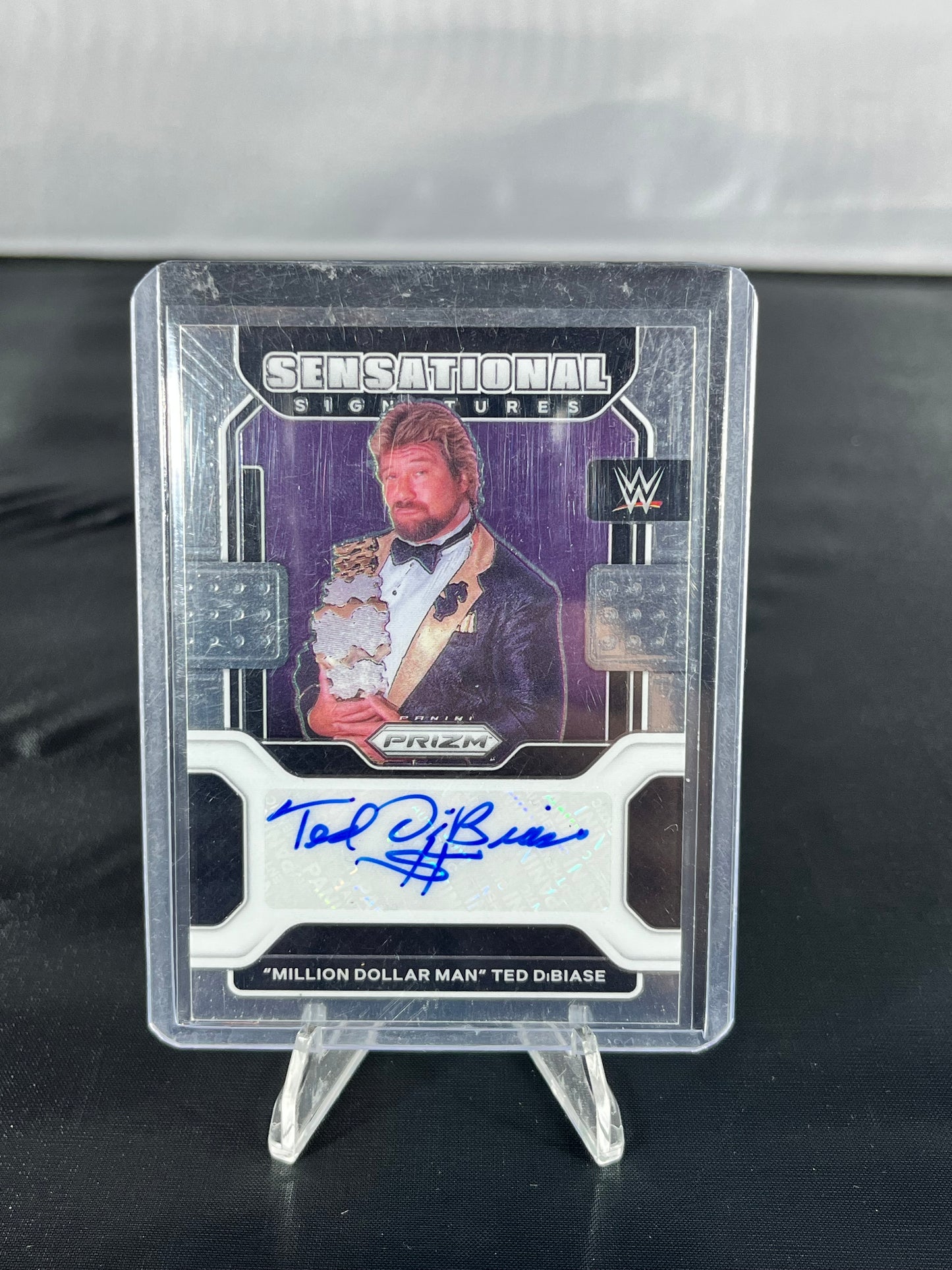Ted DiBiase Million Dollar Man- 2022 Prizm WWE - Sensational Signatures Autograph  - #SS-TDB