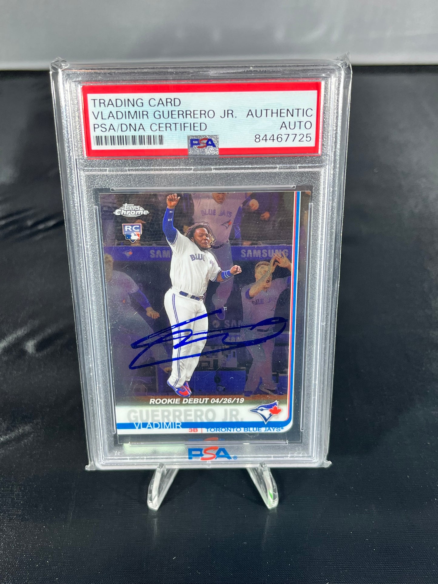 Vladimir Guerrero Jr - 2019 Topps Chrome MLB - Rookie Autograph - PSA Authentic