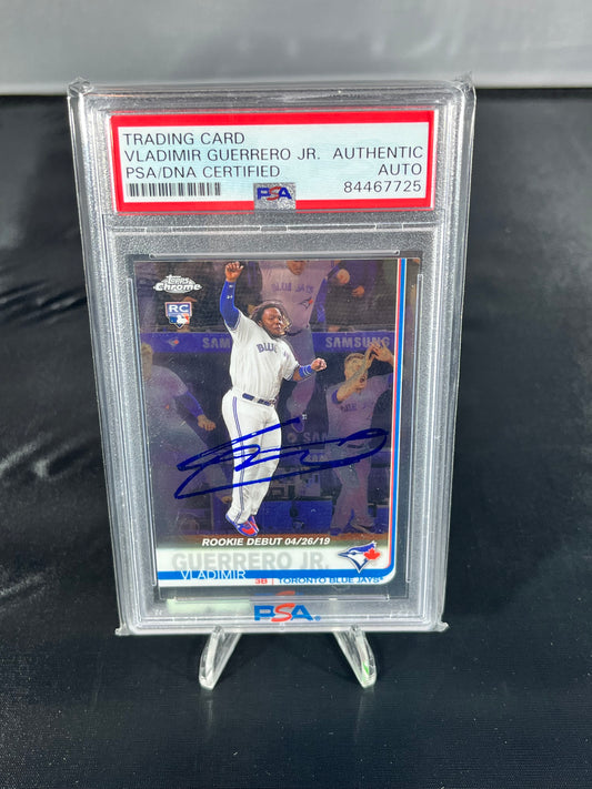 Vladimir Guerrero Jr - 2019 Topps Chrome MLB - Rookie Autograph - PSA Authentic