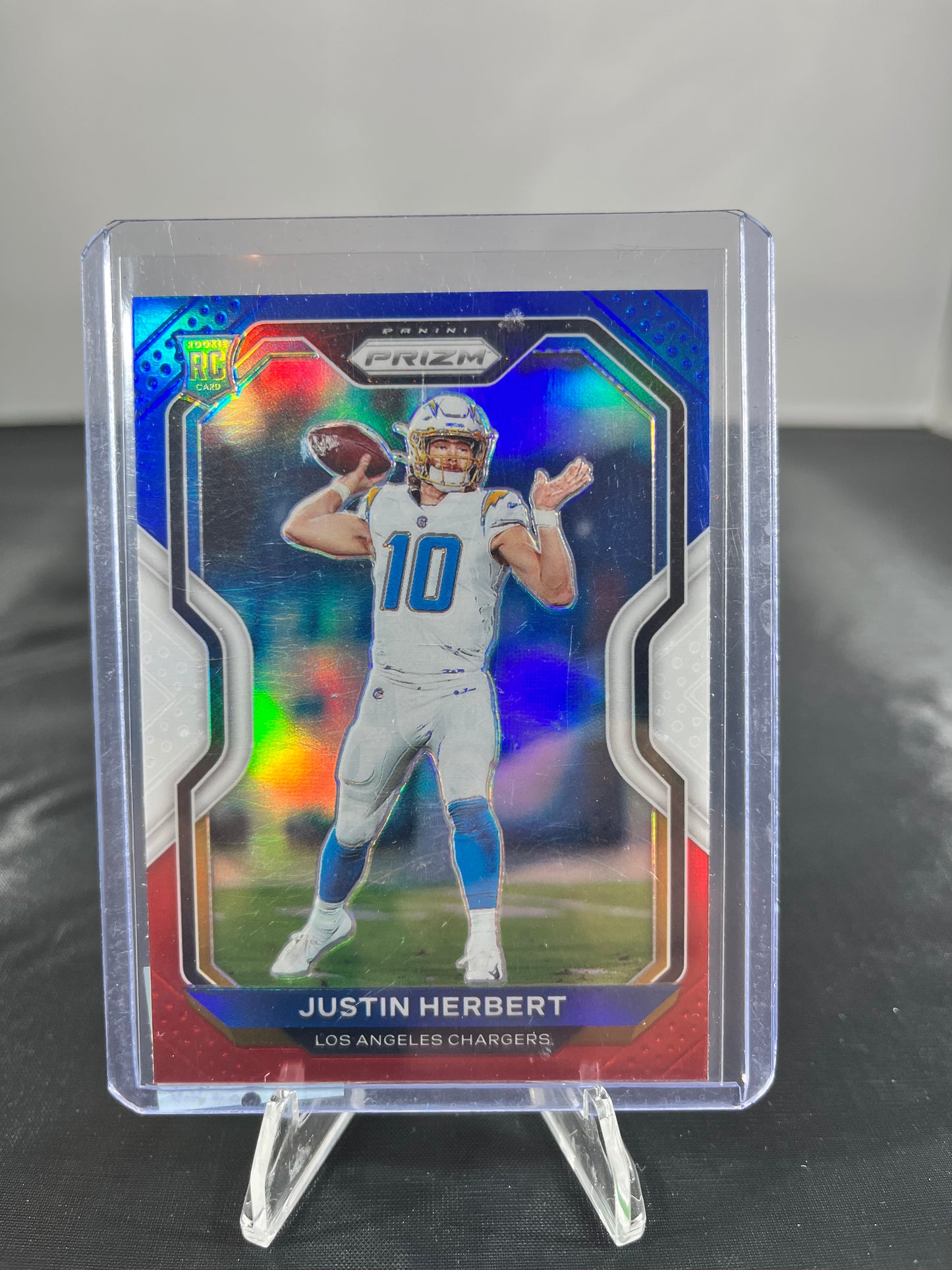 Justin Herbert - 2020 Prizm NFL - Rookie Red White Blue - #325