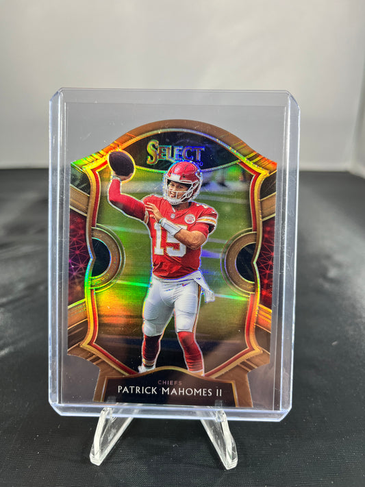 Patrick Mahomes II - 2020 Select - Concourse Copper Prizm Die Cut /355 - #2