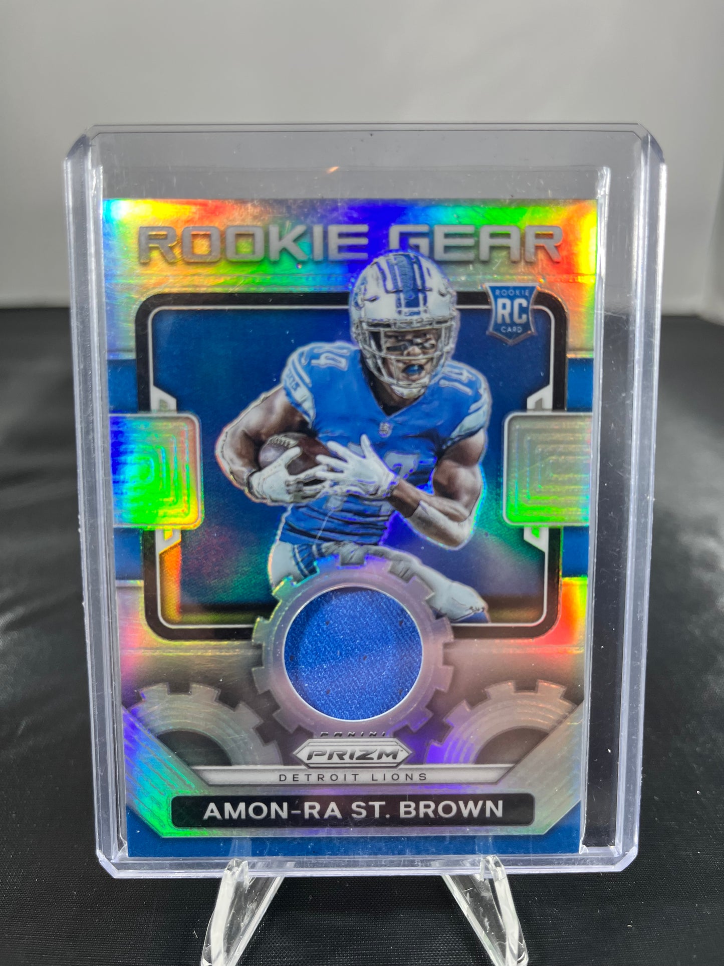 Amon-RA St.Brown - 2021 Prizm NFL - Rookie Gear Silver Patch - #RG-28